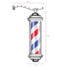 PLAFON PODŚWIETLANY BARBER SHOP BB08 MAŁY